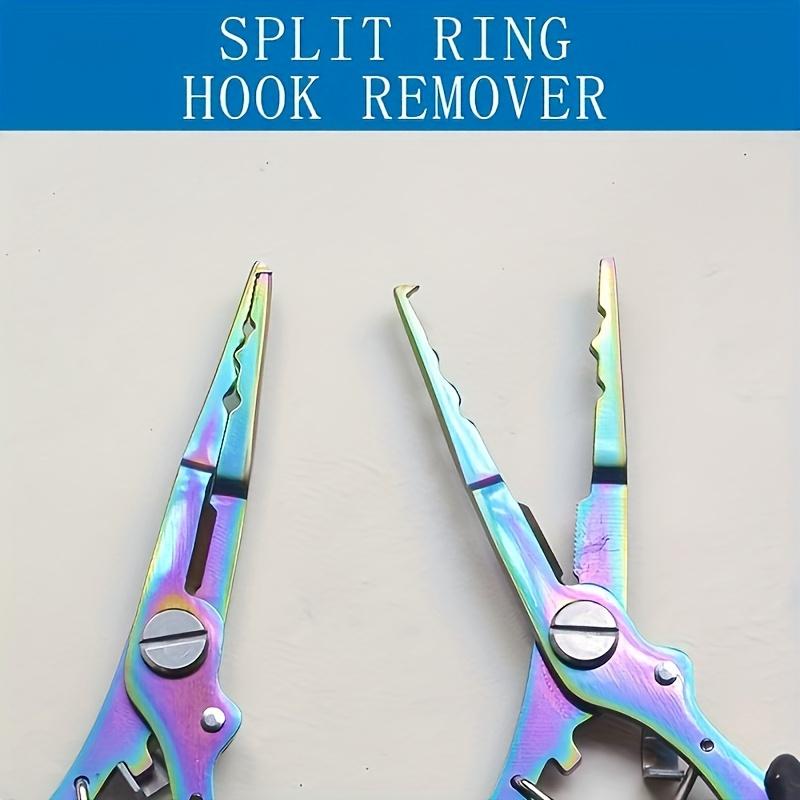 Многофункциональные угловые плоскогубцы из нержавеющей стали для двойного использования | Рыболовные плоскогубцы (Для снятия крючков и управления наживкой | Прочное снаряжение для улицы)
