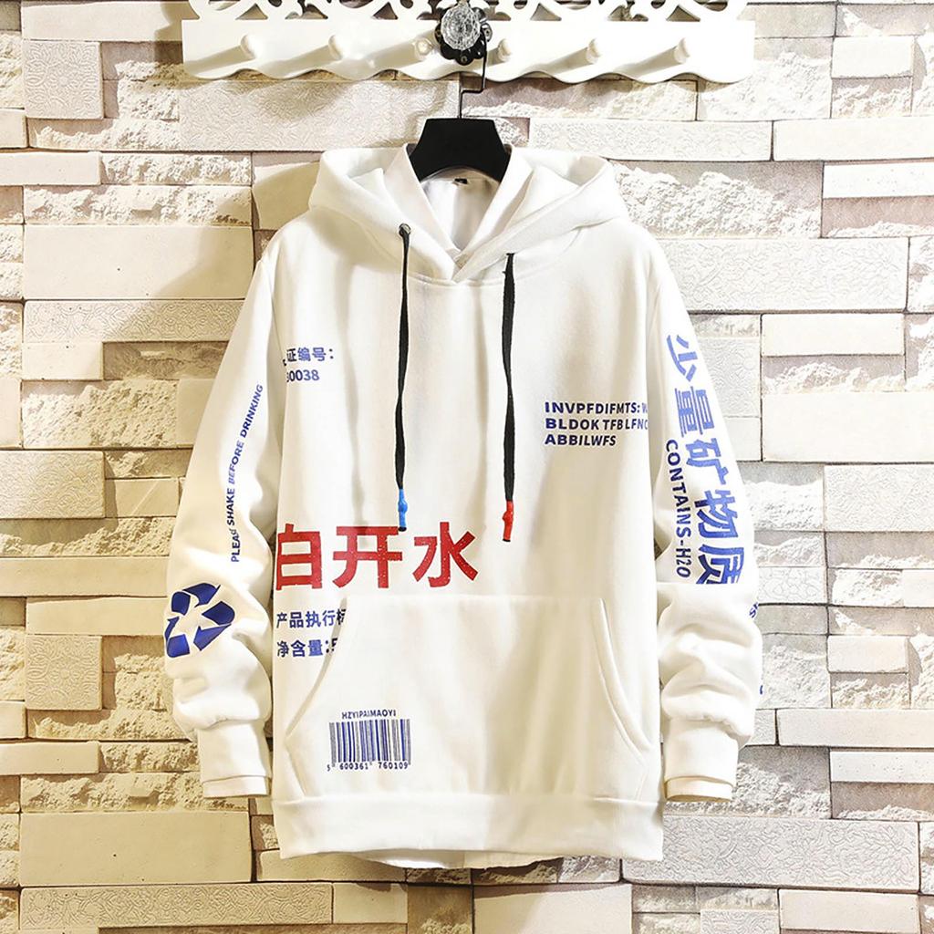 Мужская повседневная мода с принтом в стиле пэчворк, толстовка с длинными рукавами, свитер, топы