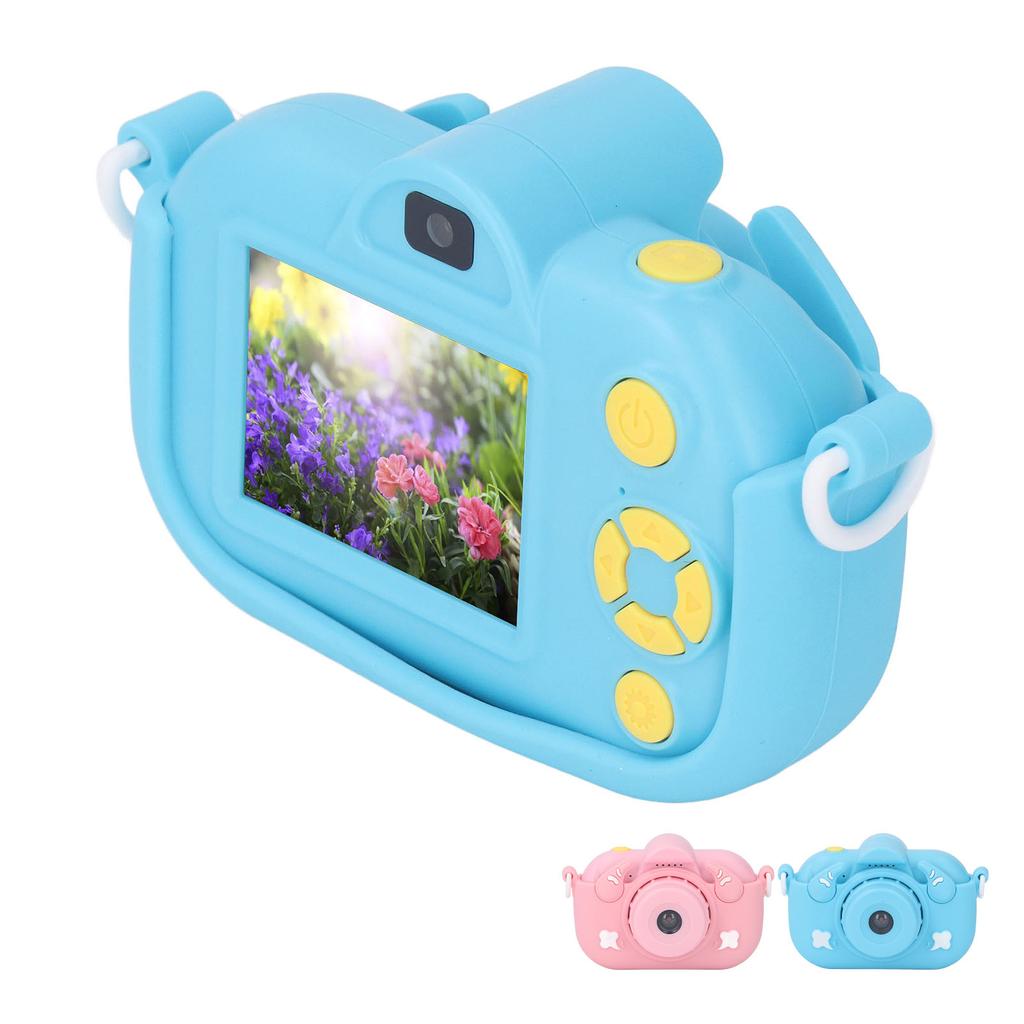 Kids Camera 32MP Digital Video Camera 2in Screen Multifunctional Front Rear Lens 1080P Selfie Ca