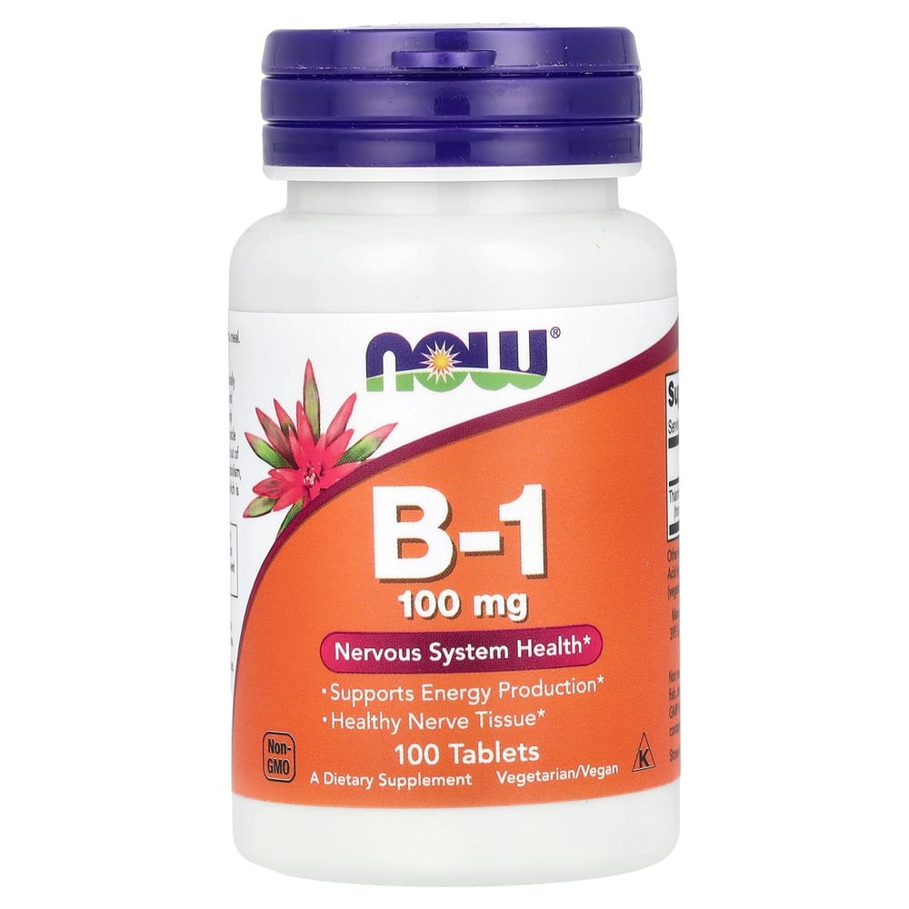 Now Foods B-1 100 mg 100 Tablets