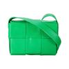 Bottega Veneta Mini Cassette Bag Parakeet/Silver Men Shoulder_bags Green 667048-VCQ72-3724