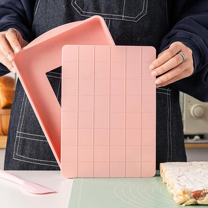 High Quality Nougat Mould Snowflake Pastry Bottom Mold Non-Stick Baking Mold Cooling Setting Nougat Plate