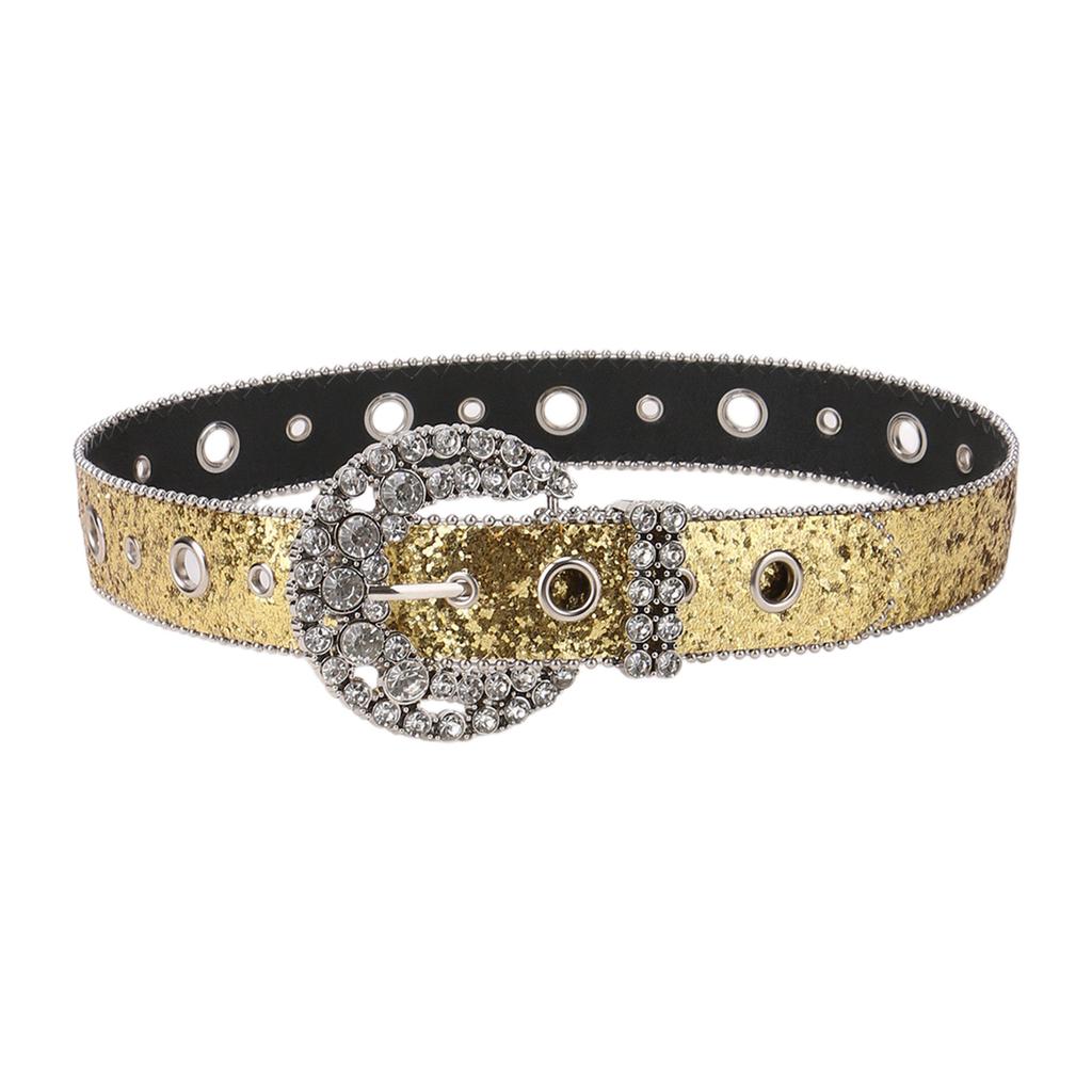 Блестящий поясной ремень для американских уличных танцев, поясной ремень для панков в стиле Livehouse, готическая цепочка на талию, потрясающие стразы