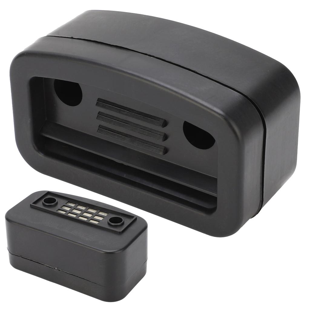 65mm Air Compressor Silencer Sound Noise Muffler Intake Pump Inlet Filter Plastic Shell Square