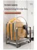 Многофункциональная кухонная настольная полка для хранения: Органайзер для крышек кастрюль и разделочных досок