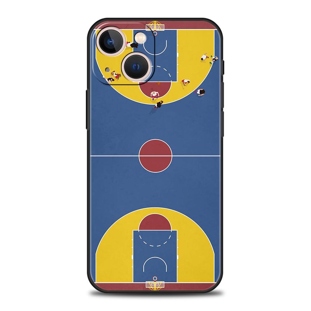 Футбол, баскетбол, теннис, спортивные площадки для iPhone 11, 12, 13, 15, 14 Pro Max, чехол для телефона X XR XS 7 8 Plus SE 2020, роскошный чехол