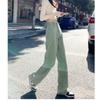 Spring 2022 Womens Fashion High Waist Wide Leg Baggy Jeans Straight Long Denim Pants Casual Streetwear Mom Jeans Trousers for Women