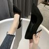 Woman Pumps  High Heels Stiletto Pump Single Shoes Female Office Shoes Ladies Black Pointed Toe Sexy Party Wedding Shoes