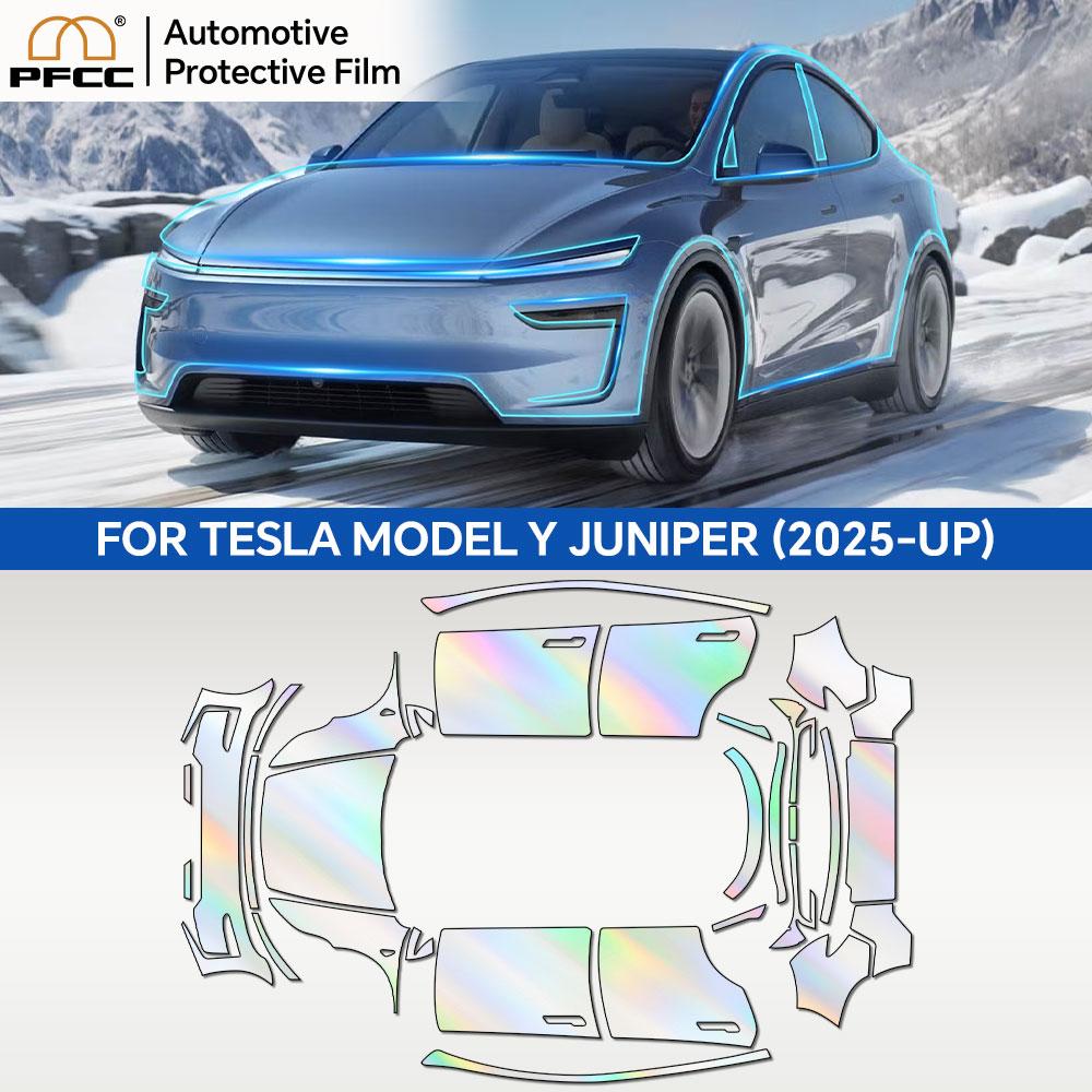 For Tesla Model Y Juniper 2025 2026 Paint Protection Film Self-Healing PPF Body Sticker Accessories Anti-Scratch Resistant PFCC