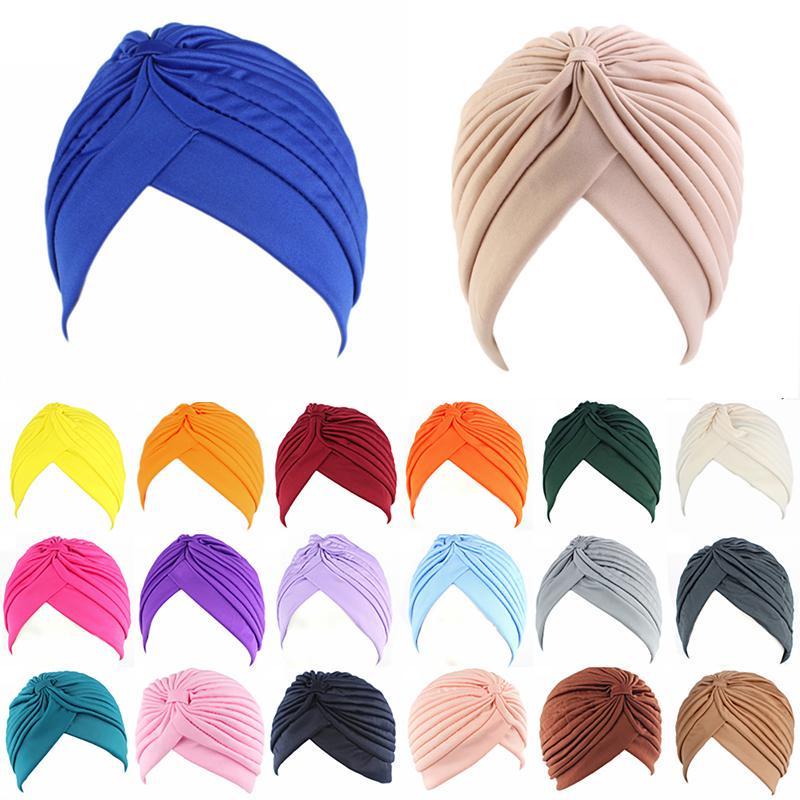 Женская мусульманская шляпа, шарф, тюрбан для волос, химиотерапия, тюрбан, хиджаб, повязка на голову, бандана