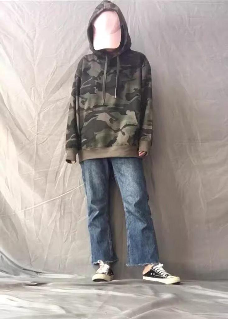 Camouflage Men's Casual Hoodie - European & American Style for Spring & Autumn