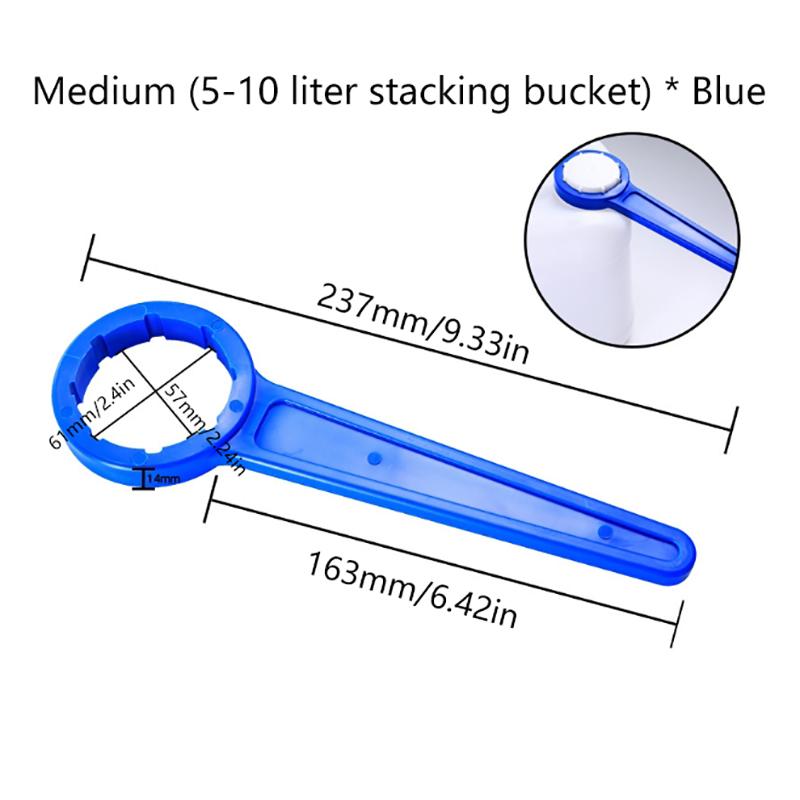 Ключ для крышки бочки Открыватель для крышки пластикового ведра 10 л-30 л Ключ для крышки Синий Черный Желтый Красный Аксессуары для ключа для крышки пластикового ведра