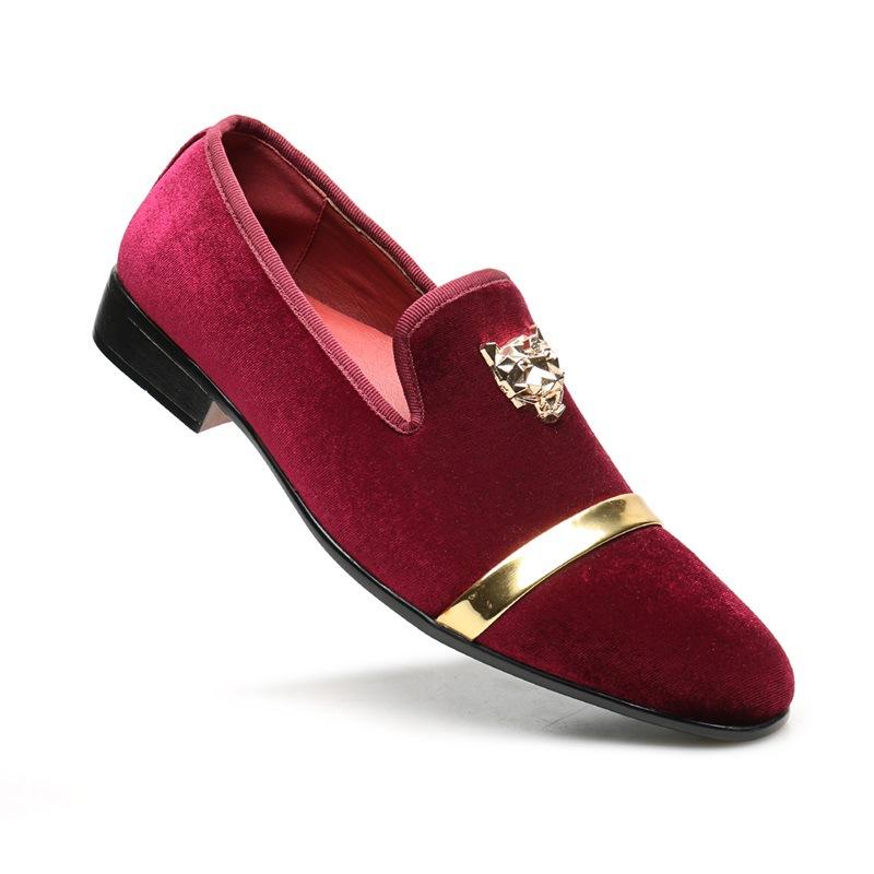 [Заказ может быть обработан] Мужские лоферы из замши с отделкой, пряжка в виде головы тигра 2025