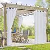 1 шт. Водонепроницаемая полупрозрачная уличная штора, водонепроницаемая сетчатая штора-экран для садожной беседки, веранды, окна, занавеска для защиты конфиденциальности