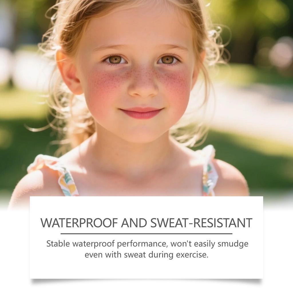 Viareline children's protective Loose Powder is gentle and skin-friendly, outdoor physical shade keeps the skin dry 1pc