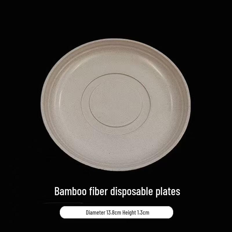 Qianyu Biodegradable Bamboo Fiber Disposable Dinnerware Set