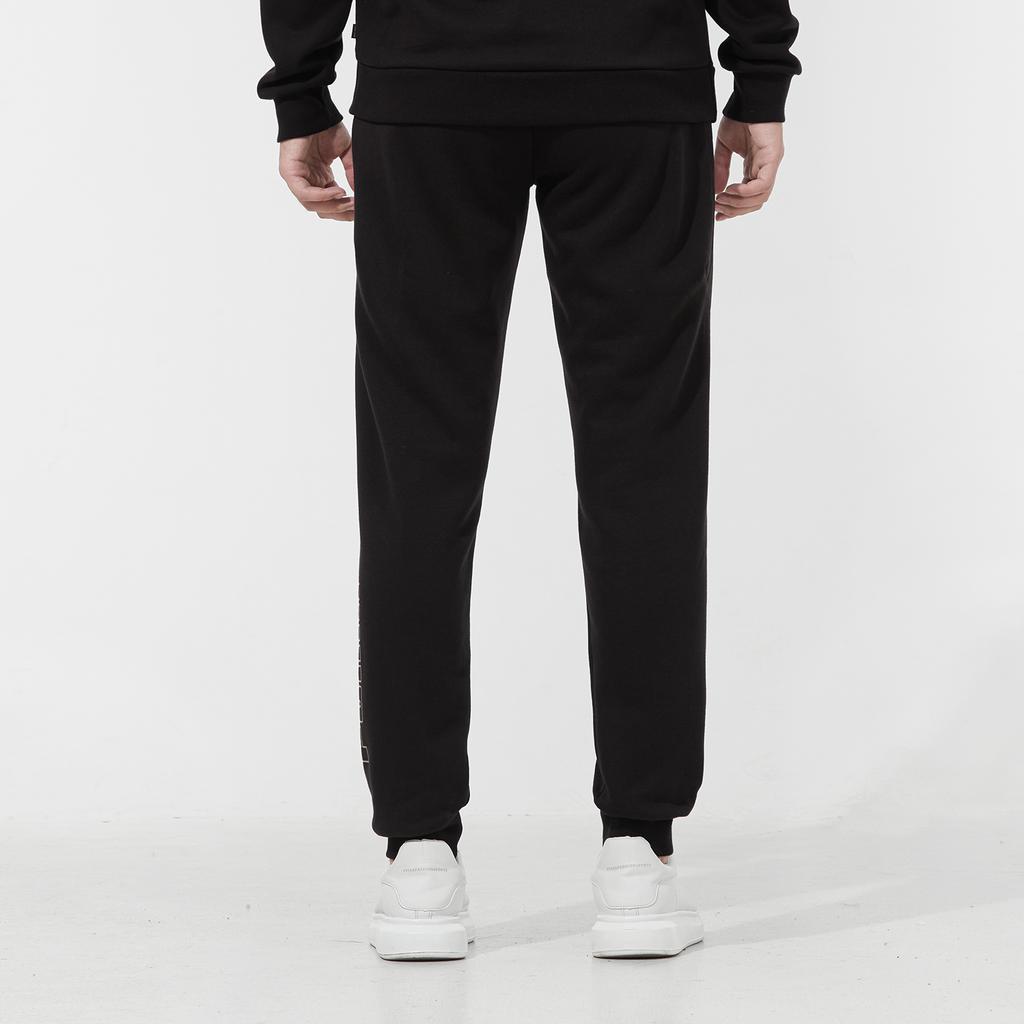 Puma Зимние спортивные штаны Jogger с флисовой подкладкой и золотым логотипом, мужские, черные 848257-01