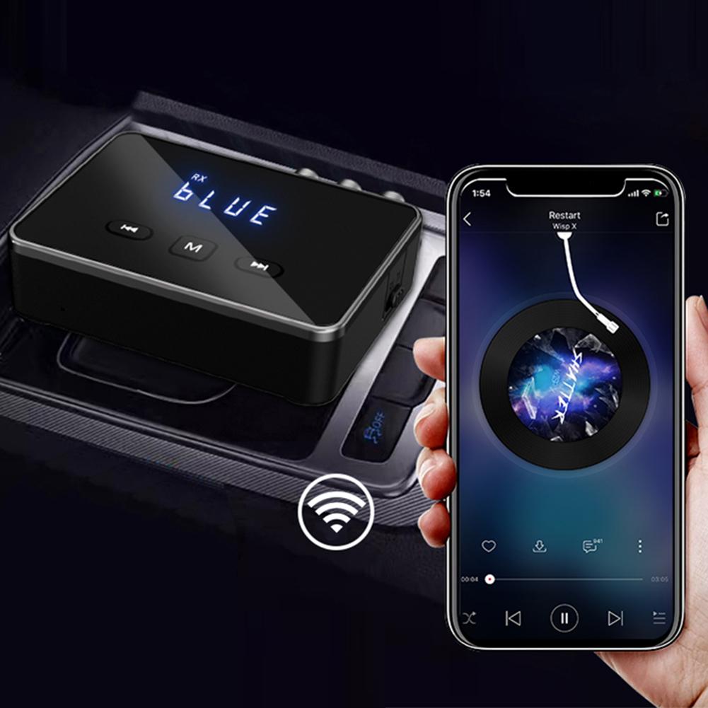 BT 5.4 Receiver Transmitter AUX 3.5mm Jack RCA Optical BT Audio Adapter Wireless Adapter for TV/Car/PC/Home Stereo/Speakers