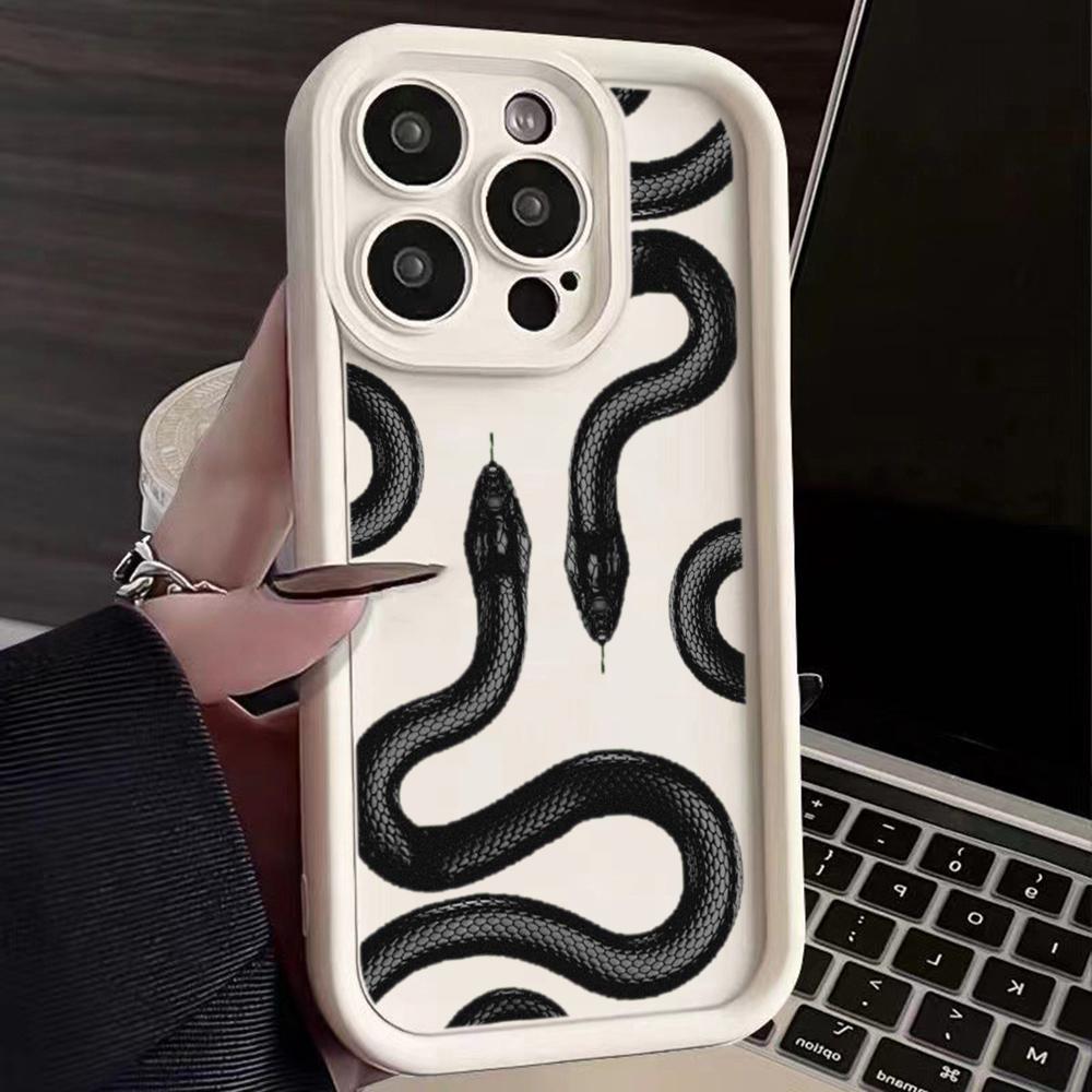 Мягкий чехол Sky Eye Ladder для Infinix Note 30 Hot 50 40 Smart 7 8 9 OnePlus Google Все модели Infinix Чехлы для телефонов Чехол NY25 Черный Золотой Змея дизайн