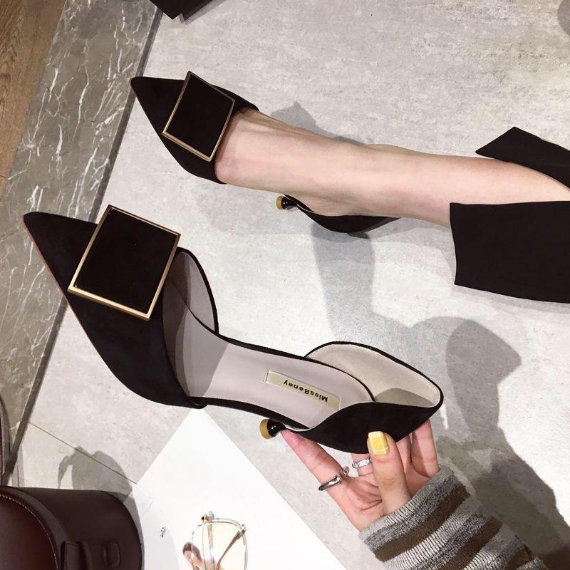 High Heels Pointed Toe Women's Shoes Summer Ladies Pumps Wholesale Korean Style Chic 2025 Trend Lastest Elegant Dress Footwear