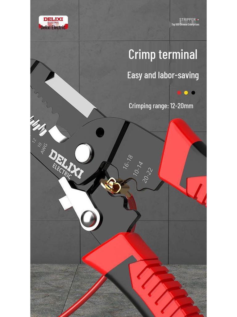 Multifunctional Electrician Wire Strippers & Pliers Set: Wire Cutters, Crimping, Stripping Tools - Free Shipping