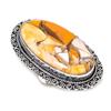 Natural Brecciated Mookaite 925 Sterling Silver Jewelry Ring Size 9 V8i79