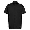 Russell Collection Mens Classic Oxford Short-Sleeved Shirt