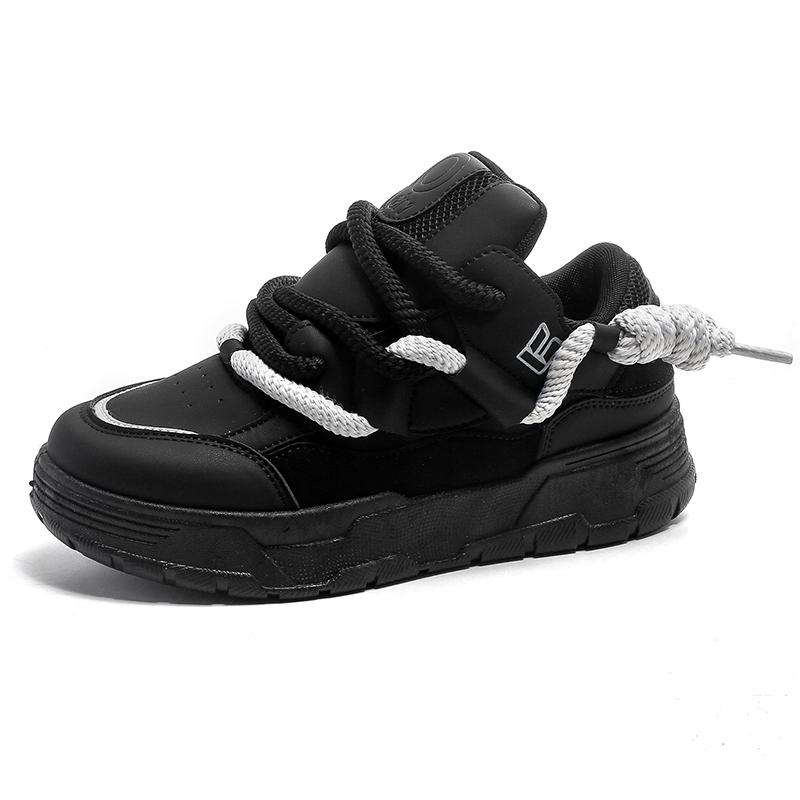 Chunky Vulcanized Shoes For Men Fashion Casual Sport Walking Sneakers Street Style Platform Men’s Basketball Canvas Sneakers New