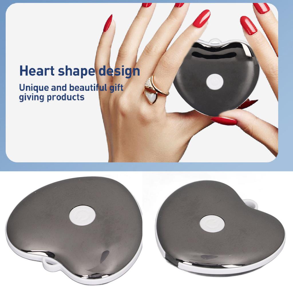 Handheld Sleep Device Heart Shape Microcurrent Anxiety Relief 3 Levels Strength Pusle Deep Sleep Aid Instrument