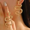 1 шт./компл. Винтажные браслеты в форме змеи для женщин и мужчин, изысканные панк-кольца, персонализированные серьги, ювелирные изделия для вечеринок, аксессуары, подарки