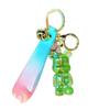 Colorful Resin Cartoon Keychains Bear And Rabbit Perfect For Party Favors