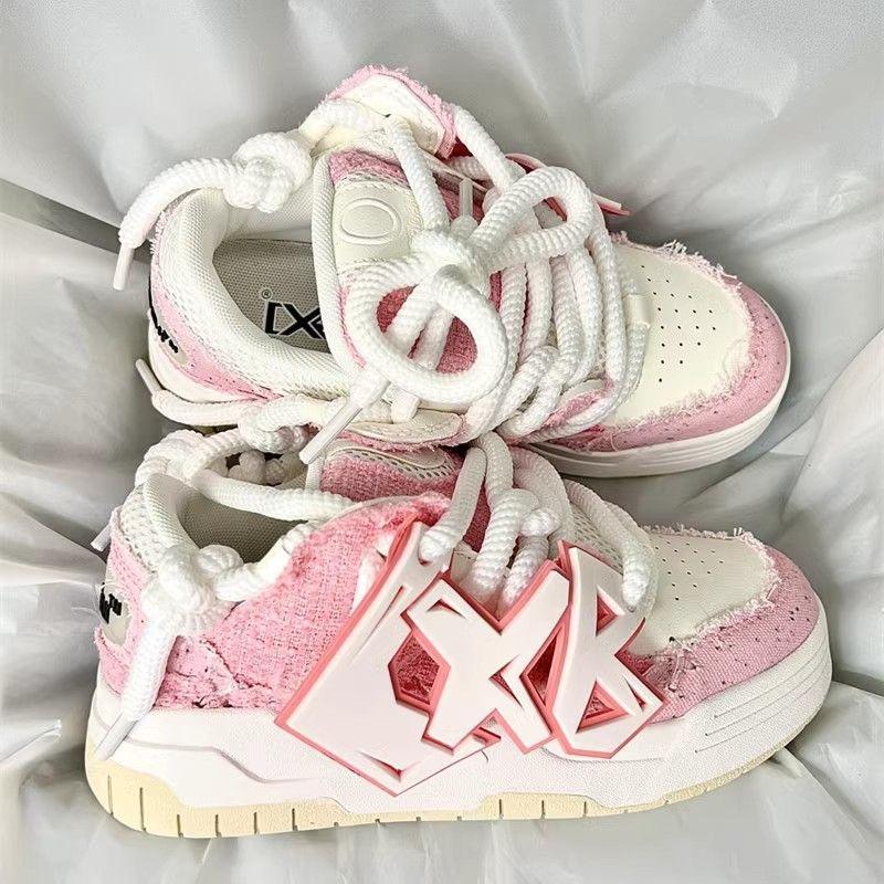 Новые уличные супер-популярные кроссовки в иностранном стиле, Guochao, нишевые, для скейтборда, "хлебные" туфли, увеличение