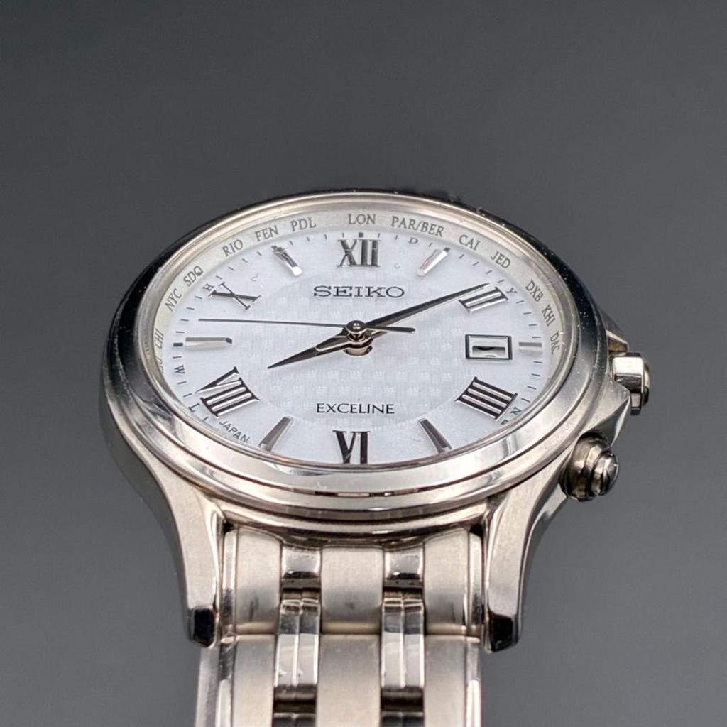 [USED] SEIKO Exceline 1B35-0AE0 Date Dolce