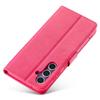 LC.IMEEKE For Samsung Galaxy S25 Case Calf Texture PU Leather Stand Wallet Phone Cover