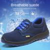 Labor Insurance Shoes Men's Anti-smashing and Anti-piercing Lightweight Wear-resistant Electric Welding Protective Safety Work Shoes