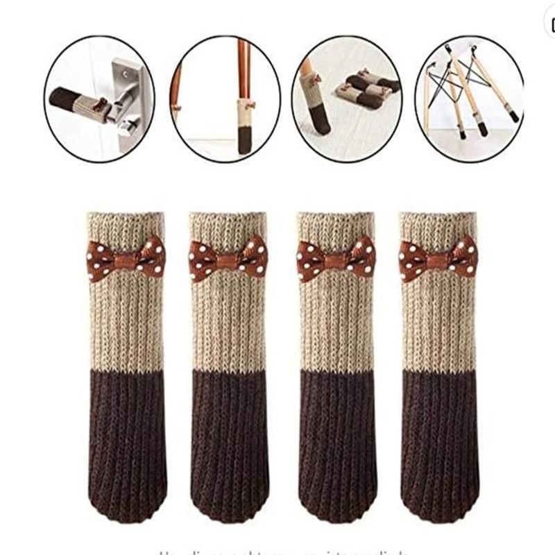 Новый! 24 шт., комплект носков для стула, нескользящие высокоэластичные носки для мебели, напольные носки для стульев, столов, шкафов