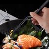 Stainless Steel Food Tweezer Black Grill Clip Multipurpose Barbecue Tongs  Bread