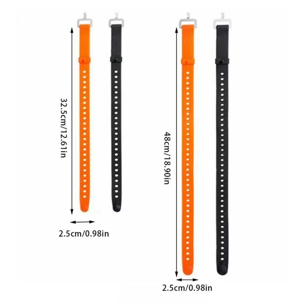 2Pcs Multi-purpose Ties Cable Straps Unbind Quickly Fastener Tape Rubber Tension Strap Cargo