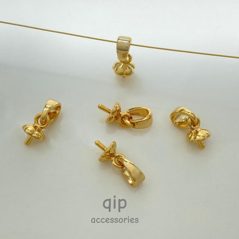 DIY ювелирные аксессуары: Цветочный держатель с застежкой-семечком, Головка подвески на клей, Универсальная застежка для жемчужного ожерелья