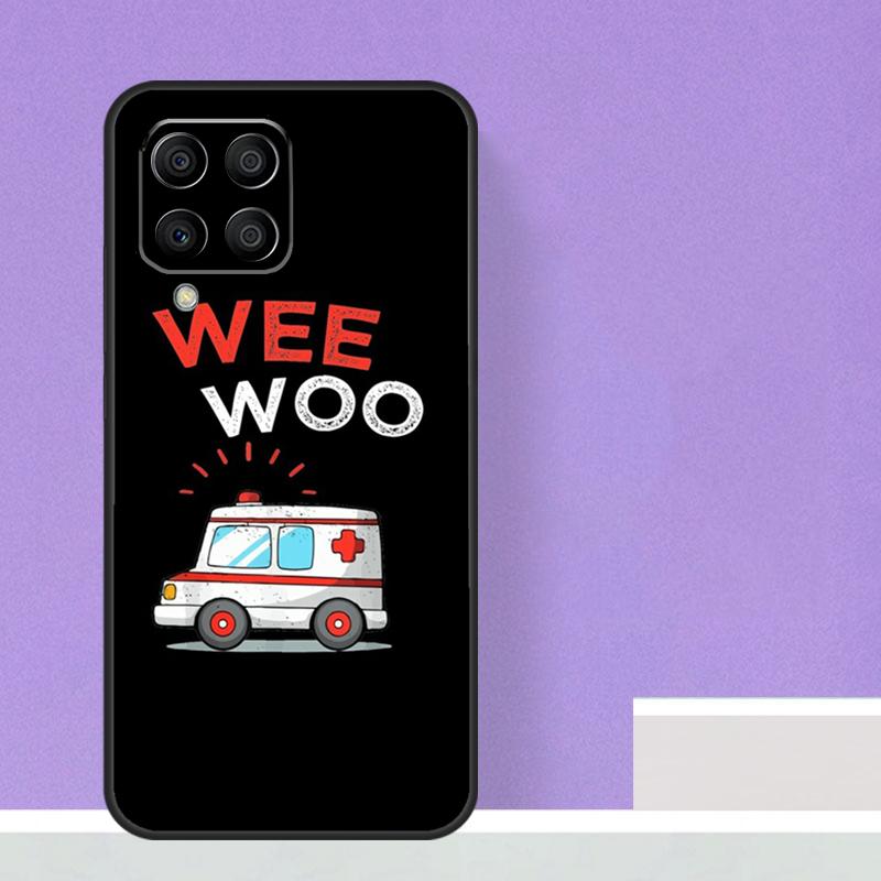 Ambulance EMS EMT Paramedic For Samsung Galaxy M13 M33 M53 M12 M32 M52 M14 M34 M54 M20 M51 M21 M30s M31s M15 M55 Case