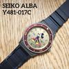 [Б/У] SEIKO ALBA Y481-017C Микки Маус Батарейка Ремешок