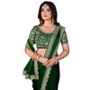 Women's Elegant Designer Sarees Premium Rangoli Fabric with Embellished Border, Lightweight and Stylish Ethnic Wear - Perfect for Parties,