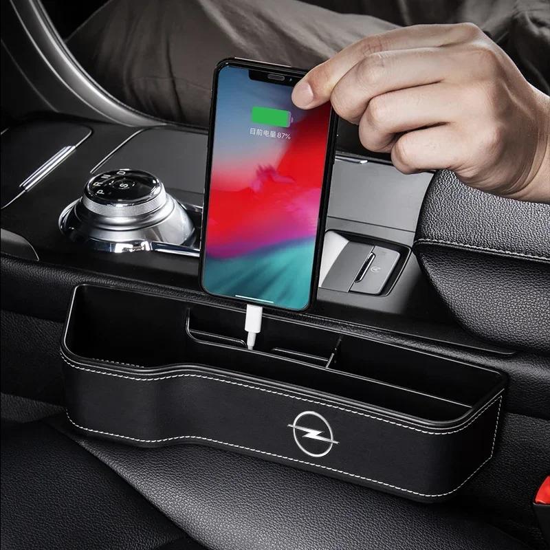 AAHH1 Car Seat Gap Storage Box Crevice Organizer Holder for Opel OPC Astra Insignia Mokka Zafira Corsa Vectra C D Antara Car