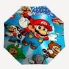 1 шт. Марио Брос. Автоматический складной зонт Super Mario, Автоматический складной зонт с 8 спицами, Удобен для использования на улице 058