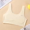 Girls' Traceless Underwear Stage 1 Girls' Development Stage Primary School Students Tank Top Comfortable and Breathable Bra Adolescent Bra