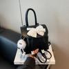 Backpack Small Bag Women's Summer New Versatile Fashion Simple Bow Portable Backpack