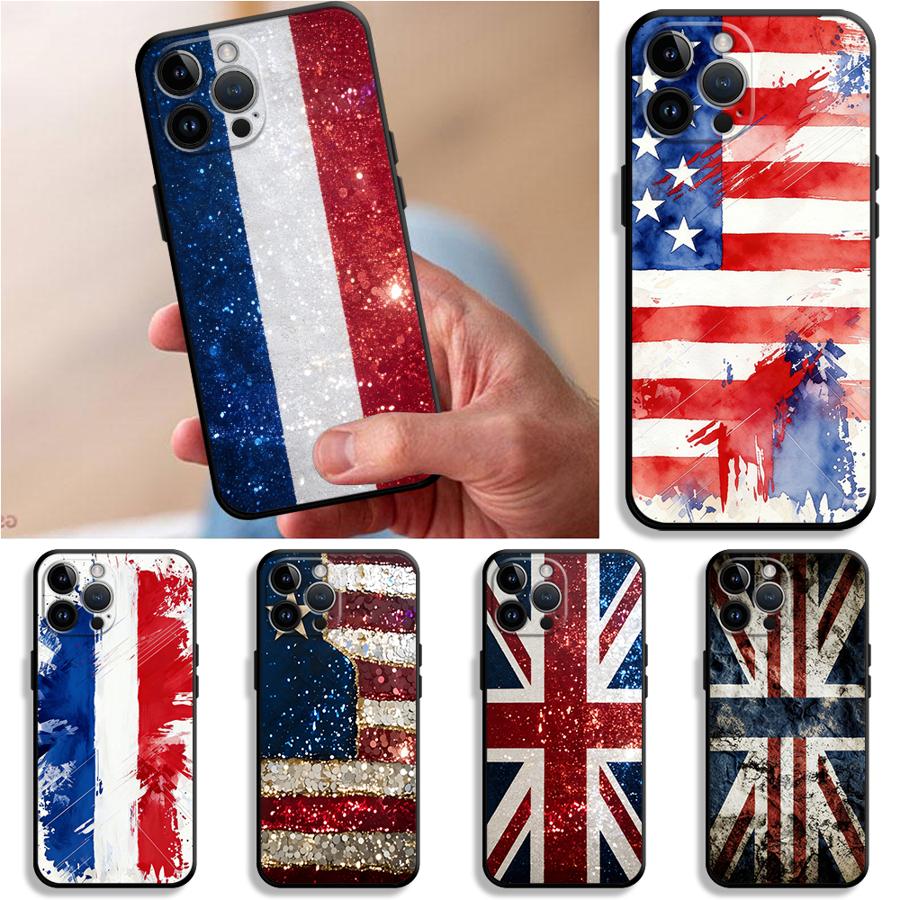 Чехол для телефона с узором национального флага для Apple iPhone 17 Pro Max 16 Air 17e 14 15 Pro 7 8 13 12 XR XS MAX 11 Funda Чехол для телефона