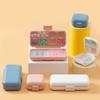 1PCS 5/8Grids Portable Safety Pill Box Tablet Splitters Medicine Dispenser Sealed Container Pill Boxs Pillbox Container