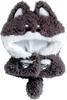 Fluffy Animal Kigurumi (10cm) Wolf Plush Clothes, Kigurumi Accessories, Otaku Activities, Doll Mascot, Kpopdoll Costume [Parallel Import]