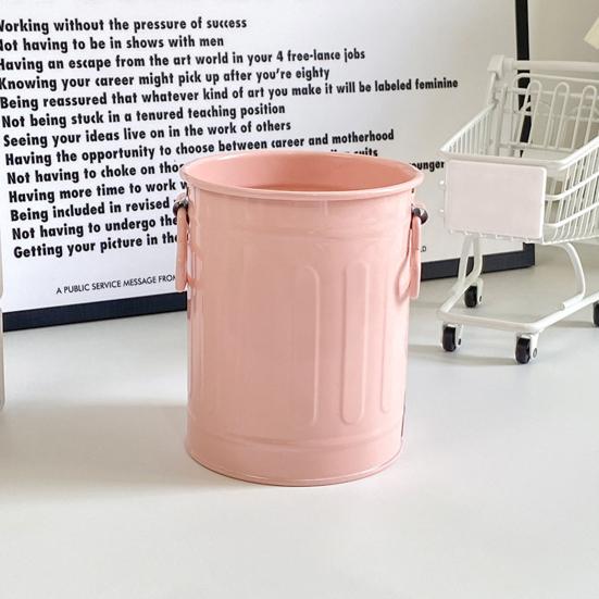 Cartoon Pen Holder Metal Storage Organizer for Pens Pencils Erasers Crayons Markers Large Capacity Desktop Pen Stand for Office School